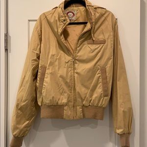 Vintage beige bomber